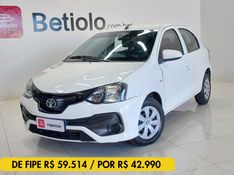 Toyota ETIOS 1.3 X 16V FLEX 4P MANUAL 2020/2020 BETIOLO NOVOS E SEMINOVOS LAJEADO / Carros no Vale