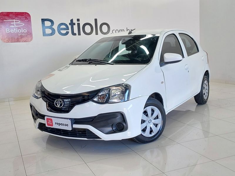 Toyota ETIOS 1.3 X 16V FLEX 4P MANUAL 2020/2020 BETIOLO NOVOS E SEMINOVOS LAJEADO / Carros no Vale