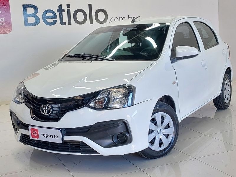 Toyota ETIOS 1.3 X 16V FLEX 4P MANUAL 2020/2020 BETIOLO NOVOS E SEMINOVOS LAJEADO / Carros no Vale