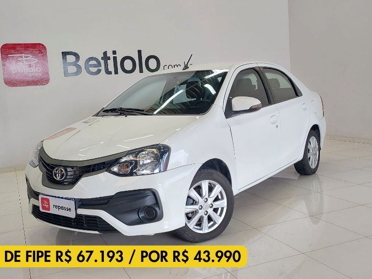 Toyota ETIOS 1.5 X PLUS SEDAN 16V FLEX 4P AUTOMÁTICO 2019/2020 BETIOLO NOVOS E SEMINOVOS LAJEADO / Carros no Vale Toyota ETIOS 1.5 X PLUS SEDAN 16V FLEX 4P AUTOMÁTICO 2019/2020 BETIOLO NOVOS E SEMINOVOS LAJEADO / Carros no Vale