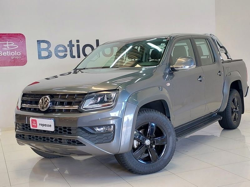 Volkswagen AMAROK 2.0 HIGHLINE 4X4 CD 16V TURBO INTERCOOLER DIESEL 4P AUTOMÁTICO 2018/2019 BETIOLO NOVOS E SEMINOVOS LAJEADO / Carros no Vale