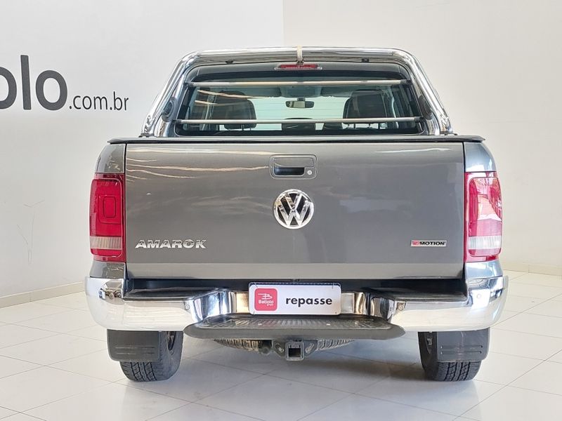 Volkswagen AMAROK 2.0 HIGHLINE 4X4 CD 16V TURBO INTERCOOLER DIESEL 4P AUTOMÁTICO 2018/2019 BETIOLO NOVOS E SEMINOVOS LAJEADO / Carros no Vale