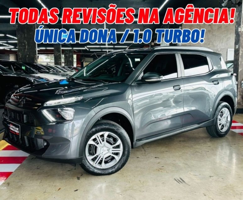 Citroen C3 AIRCROSS 1.0 TURBO 200 FLEX FEEL CVT 2024/2025 CASTELLAN E TOMAZONI MOTORS CAXIAS DO SUL / Carros no Vale