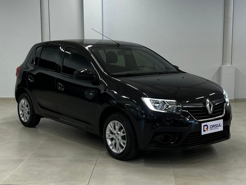 Renault SANDERO 1.0 12V SCE FLEX ZEN MANUAL 2019/2020 DRSUL SEMINOVOS CAXIAS DO SUL – LAJEADO – SANTA CRUZ DO SUL / Carros no Vale