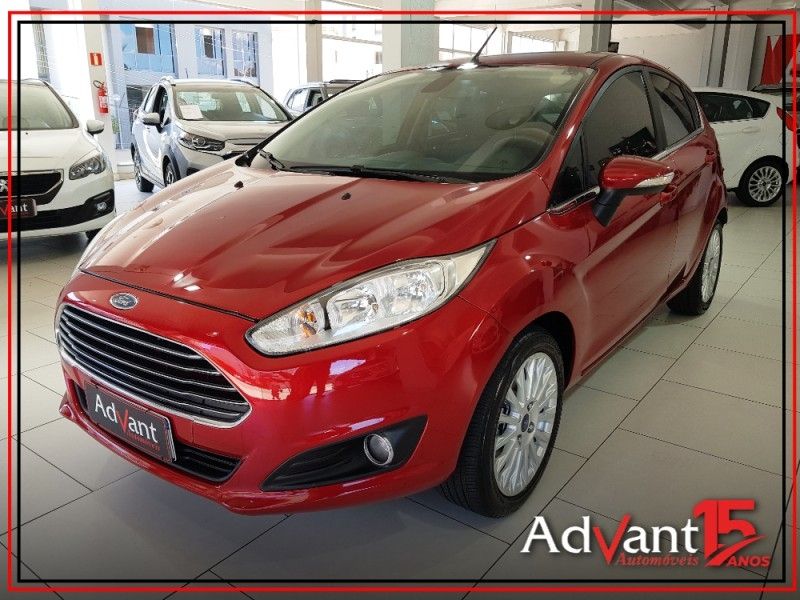 Ford FIESTA 1.6 TITANIUM HATCH 16V FLEX 4P POWERSHIFT 2014/2015 ADVANT AUTOMÓVEIS CAXIAS DO SUL / Carros no Vale