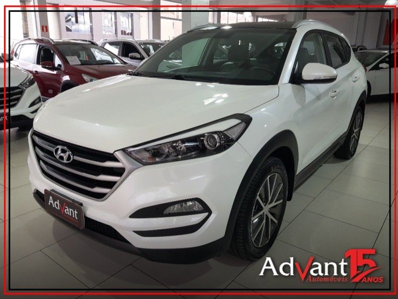 Hyundai TUCSON 1.6 16V T-GDI GASOLINA GLS ECOSHIFT 2017/2018 ADVANT AUTOMÓVEIS CAXIAS DO SUL / Carros no Vale