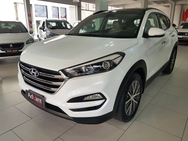 Hyundai TUCSON 1.6 16V T-GDI GASOLINA GLS ECOSHIFT 2017/2018 ADVANT AUTOMÓVEIS CAXIAS DO SUL / Carros no Vale
