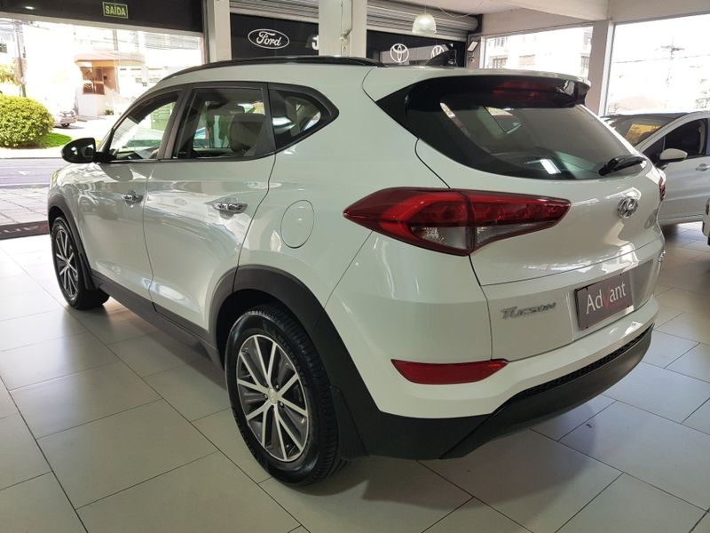 Hyundai TUCSON 1.6 16V T-GDI GASOLINA GLS ECOSHIFT 2017/2018 ADVANT AUTOMÓVEIS CAXIAS DO SUL / Carros no Vale