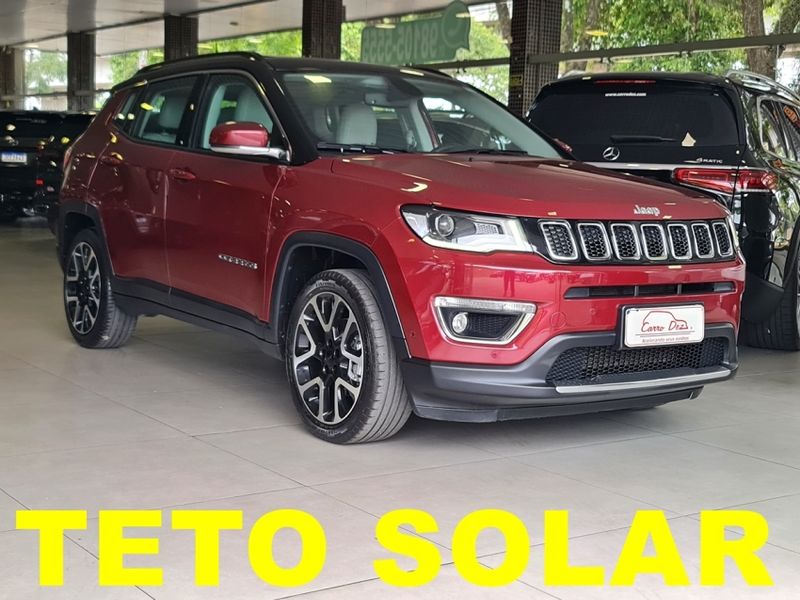 JEEP COMPASS 2.0 16V FLEX LIMITED AUTOMÁTICO 2019/2019 CARRO DEZ NOVO HAMBURGO / Carros no Vale