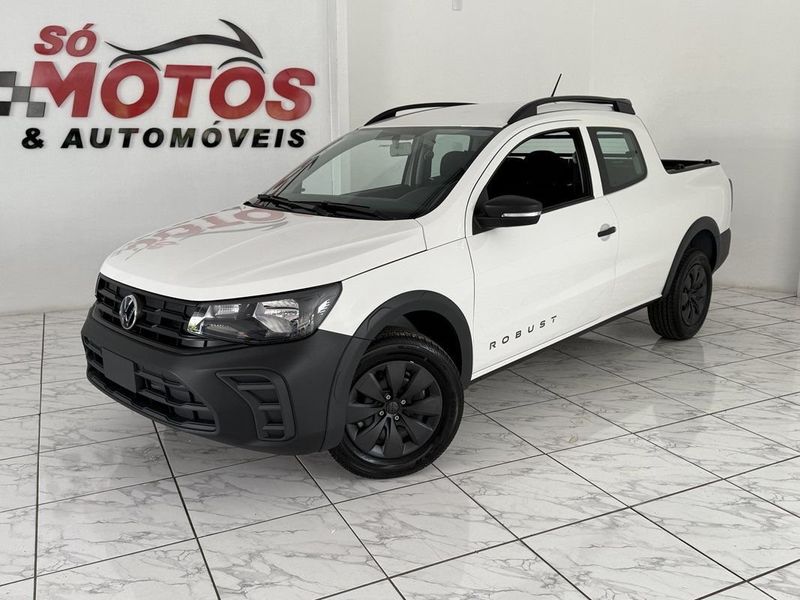 VOLKSWAGEN SAVEIRO ROBUST CD 1.6 2025 SÓ MOTOS E AUTOMÓVEIS SANTA CRUZ DO SUL / Carros no Vale