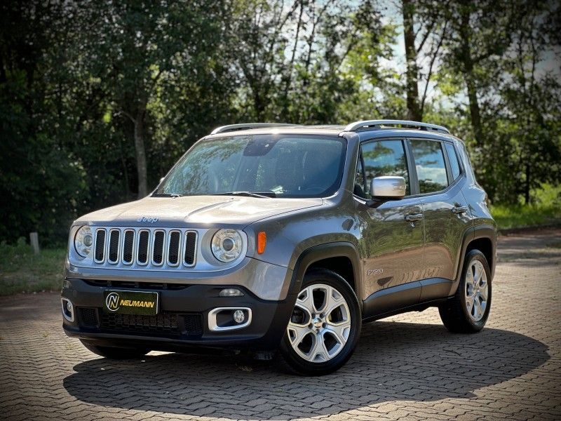 Jeep RENEGADE LIMITED 1.8 2017 NEUMANN VEÍCULOS ARROIO DO MEIO / Carros no Vale Jeep RENEGADE LIMITED 1.8 2017 NEUMANN VEÍCULOS ARROIO DO MEIO / Carros no Vale