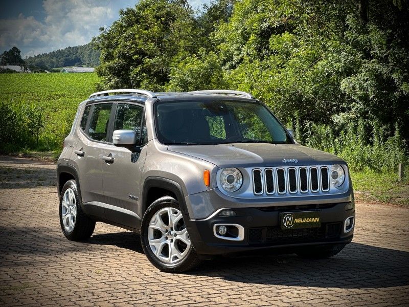 Jeep RENEGADE LIMITED 1.8 2017 NEUMANN VEÍCULOS ARROIO DO MEIO / Carros no Vale Jeep RENEGADE LIMITED 1.8 2017 NEUMANN VEÍCULOS ARROIO DO MEIO / Carros no Vale