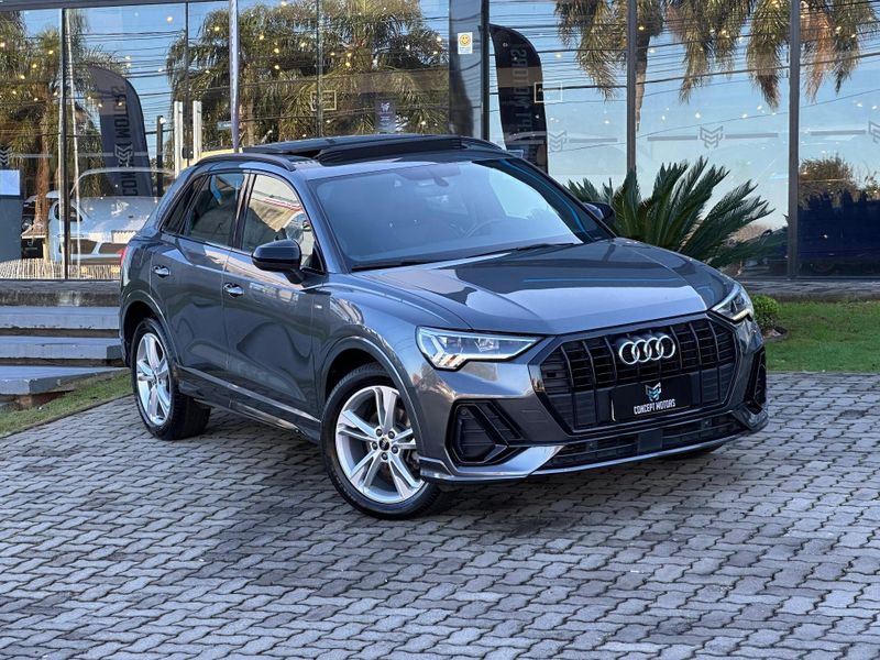 Audi Q3 Black S Line 1.4 TFSI S-tronic 2021/2021 CONCEPT MOTORS PASSO FUNDO / Carros no Vale