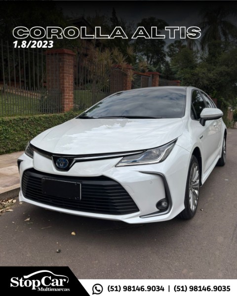 TOYOTA COROLLA ALTIS HYBRID 1.8 16V 2023/2023 STOPCAR MULTIMARCAS ESTRELA / Carros no Vale TOYOTA COROLLA ALTIS HYBRID 1.8 16V 2023/2023 STOPCAR MULTIMARCAS ESTRELA / Carros no Vale