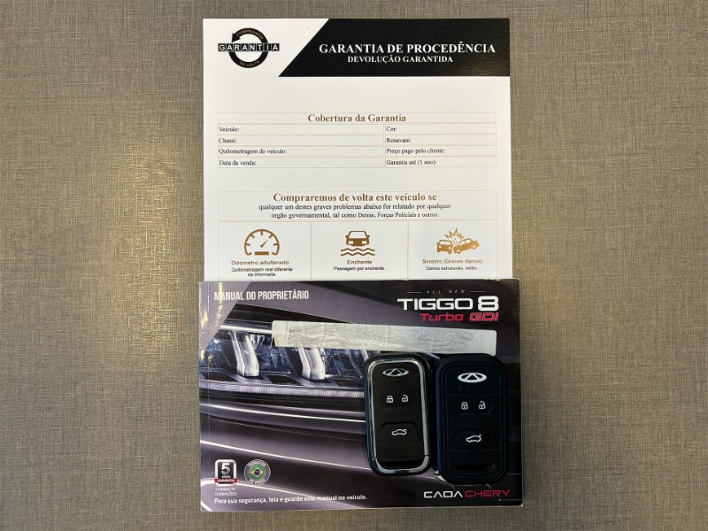 CHERY TIGGO 8 TXS TGDI 2020/2021 DUARTE VEÍCULOS PORTO ALEGRE / Carros no Vale