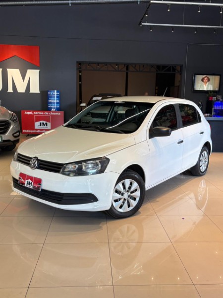 VOLKSWAGEN GOL TRENDLINE 1.0 T.FLEX 8V 5P 2015/2016 JM AUTOMÓVEIS VENÂNCIO AIRES / Carros no Vale