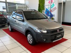 FIAT STRADA 1.4 MPI HARD WORKING CD 8V FLEX 3P MANUAL 2015/2016 DUARTE VEÍCULOS PORTO ALEGRE / Carros no Vale