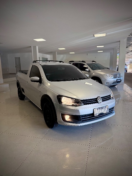 VOLKSWAGEN SAVEIRO 1.6 MI TRENDLINE CS 8V 2015/2016 MALAGGI VEÍCULOS ENCANTADO / Carros no Vale