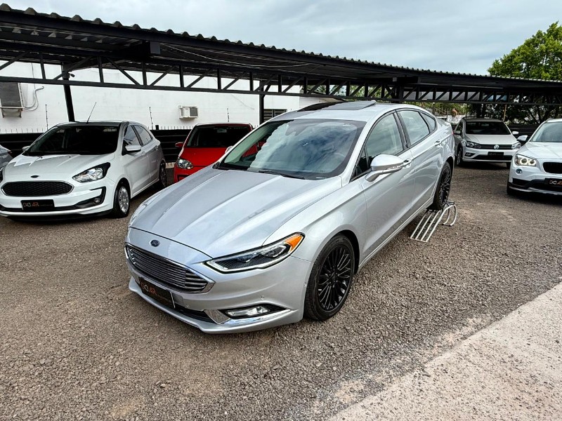 FORD FUSION 2.0 TITANIUM GTDI ECOBOOST AWD AUTOMÁTICO /2018 AR MULTIMARCAS VENÂNCIO AIRES / Carros no Vale
