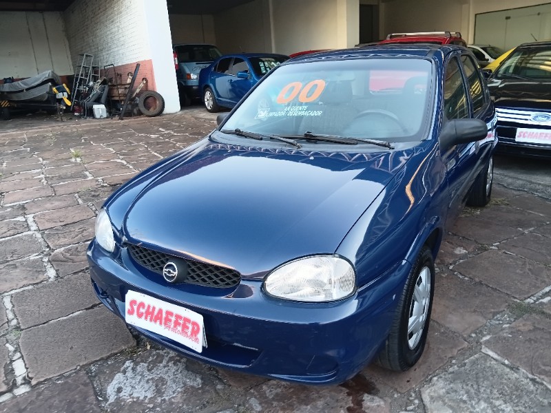CHEVROLET CORSA SUPER 1.0 MPFI 16V 2000/2000 SCHAEFER AUTOMÓVEIS TEUTÔNIA / Carros no Vale