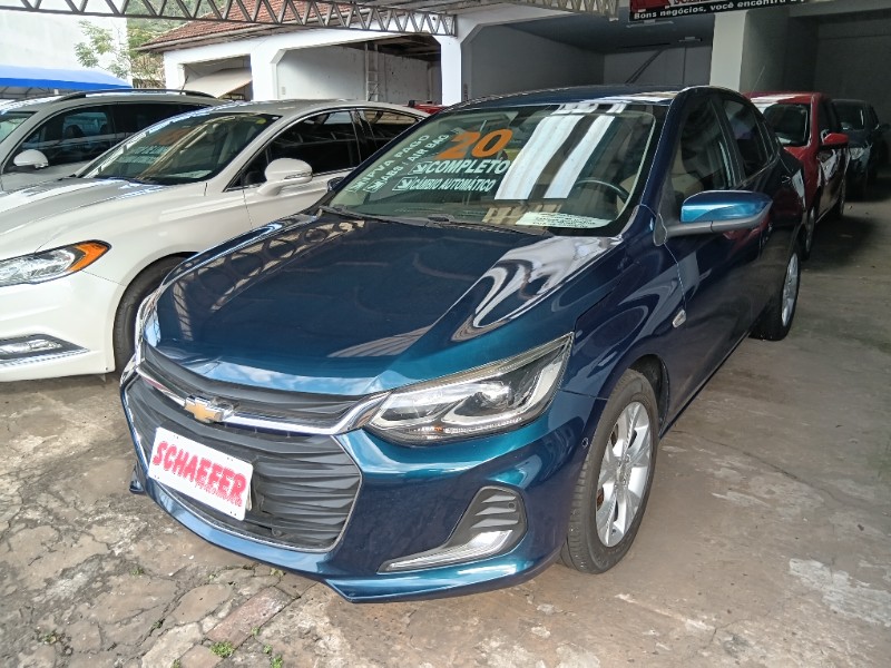 CHEVROLET ONIX SED. PLUS PREM. 1.0 12V TB FLEX AUT 2019/2020 SCHAEFER AUTOMÓVEIS TEUTÔNIA / Carros no Vale