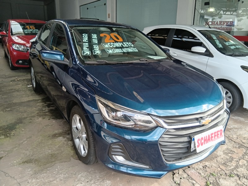 CHEVROLET ONIX SED. PLUS PREM. 1.0 12V TB FLEX AUT 2019/2020 SCHAEFER AUTOMÓVEIS TEUTÔNIA / Carros no Vale