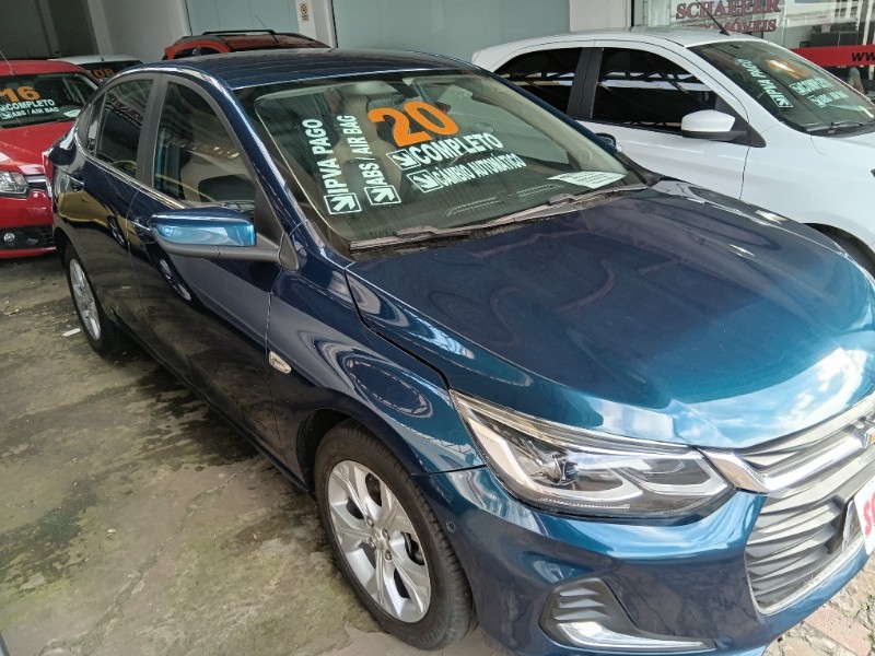 CHEVROLET ONIX SED. PLUS PREM. 1.0 12V TB FLEX AUT 2019/2020 SCHAEFER AUTOMÓVEIS TEUTÔNIA / Carros no Vale