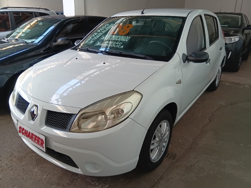 RENAULT SANDERO 1.0 EXPRESSION 16V 2009/2009 SCHAEFER AUTOMÓVEIS TEUTÔNIA / Carros no Vale