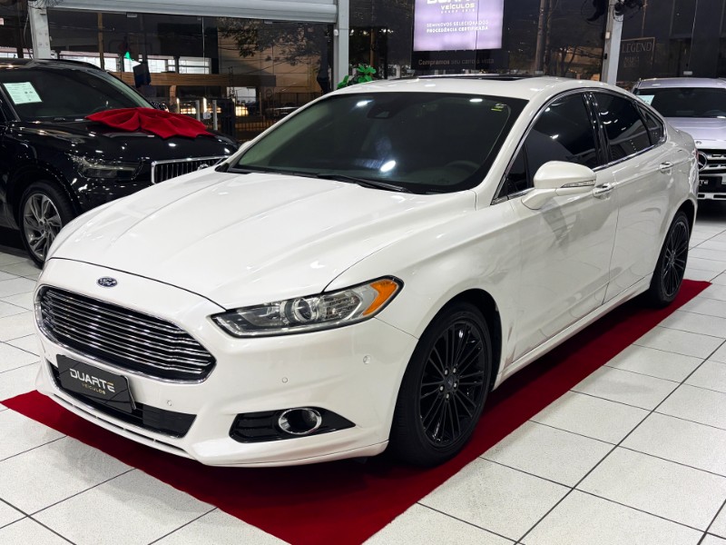 FORD FUSION 2.0 TITANIUM AWD 16V GASOLINA 4P AUTOMÁTICO 2013/2014 DUARTE VEÍCULOS PORTO ALEGRE / Carros no Vale