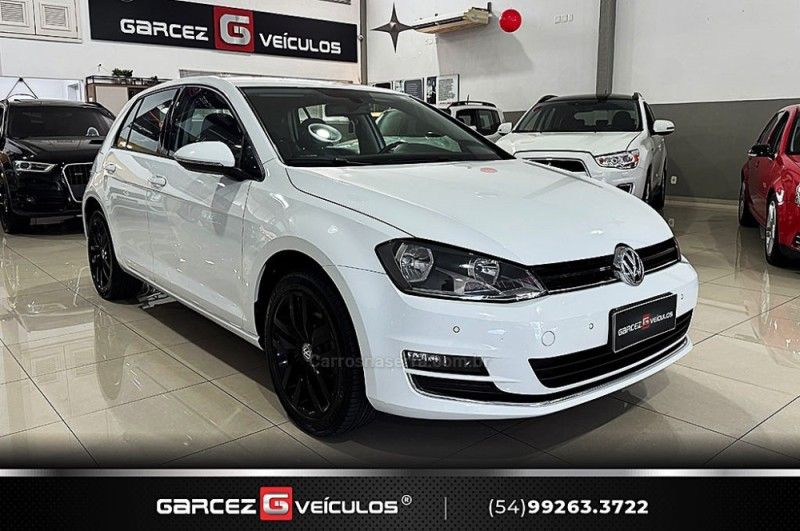 VOLKSWAGEN GOLF 1.4 TSI HIGHLINE 16V 2014/2015 GARCEZ VEÍCULOS BENTO GONÇALVES / Carros no Vale