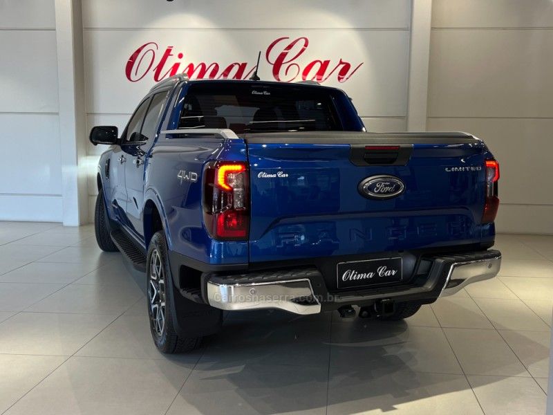 FORD RANGER 3.0 V6 LIMITED PLUS CD TURBO 4X4 2024/2024 ÓTIMA CAR FLORES DA CUNHA / Carros no Vale