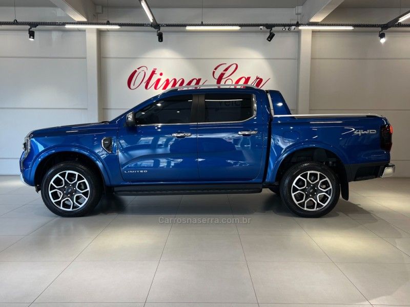 FORD RANGER 3.0 V6 LIMITED PLUS CD TURBO 4X4 2024/2024 ÓTIMA CAR FLORES DA CUNHA / Carros no Vale
