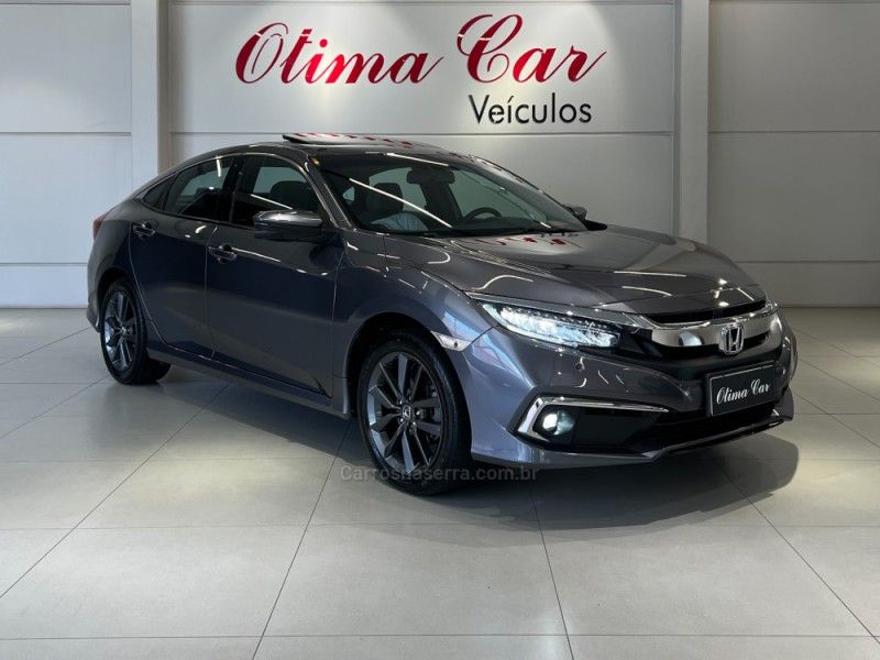 HONDA CIVIC 1.5 16V TOURING TURBO 2021/2021 ÓTIMA CAR FLORES DA CUNHA / Carros no Vale