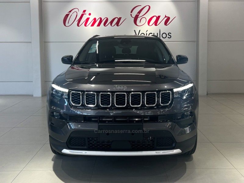 JEEP COMPASS 1.3 LONGITUDE T270 16V TURBO 2025/2026 ÓTIMA CAR FLORES DA CUNHA / Carros no Vale
