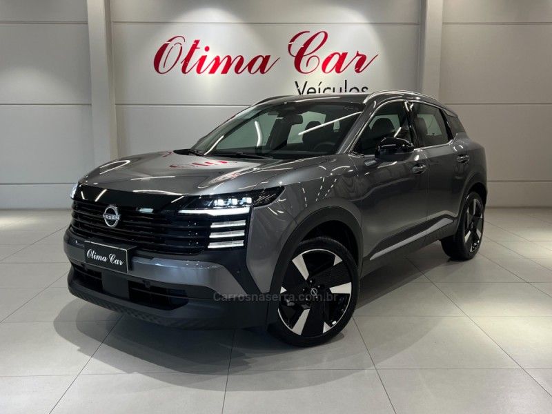 NISSAN KICKS 1.0 EXCLUSIVE TURBO 2025/2026 ÓTIMA CAR FLORES DA CUNHA / Carros no Vale