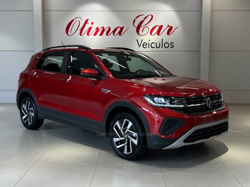 VOLKSWAGEN T-CROSS 1.0 COMFORTLINE TSI 2025/2026 ÓTIMA CAR FLORES DA CUNHA / Carros no Vale