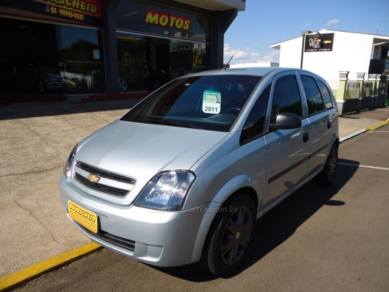 CHEVROLET MERIVA 1.4 MPFI JOY 8V 2011/2011 BOURSCHEID CARROS E MOTOS SANTA CLARA DO SUL / Carros no Vale