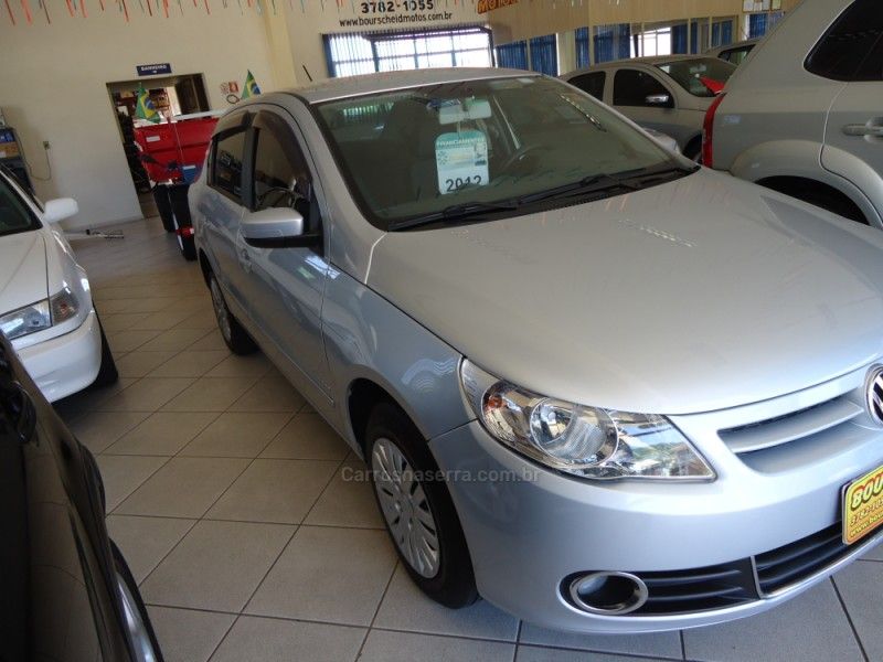 VOLKSWAGEN VOYAGE 1.0 MI TRENDLINE 8V 2012/2012 BOURSCHEID CARROS E MOTOS SANTA CLARA DO SUL / Carros no Vale