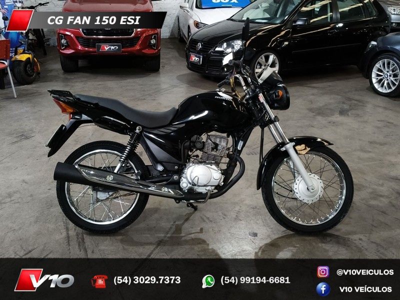 Honda Motos CG 150 FAN ESI 2009/2010 V10 VEÍCULOS CAXIAS DO SUL / Carros no Vale