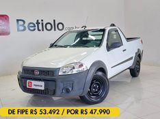 Fiat STRADA 1.4 MPI HARD WORKING CS 8V FLEX 2P MANUAL 2017/2018 BETIOLO NOVOS E SEMINOVOS LAJEADO / Carros no Vale