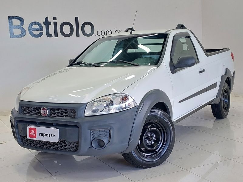 Fiat STRADA 1.4 MPI HARD WORKING CS 8V FLEX 2P MANUAL 2017/2018 BETIOLO NOVOS E SEMINOVOS LAJEADO / Carros no Vale