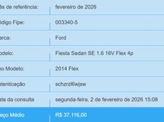 Ford FIESTA 1.6 SE SEDAN 16V FLEX 4P MANUAL 2013/2014 BETIOLO NOVOS E SEMINOVOS LAJEADO / Carros no Vale
