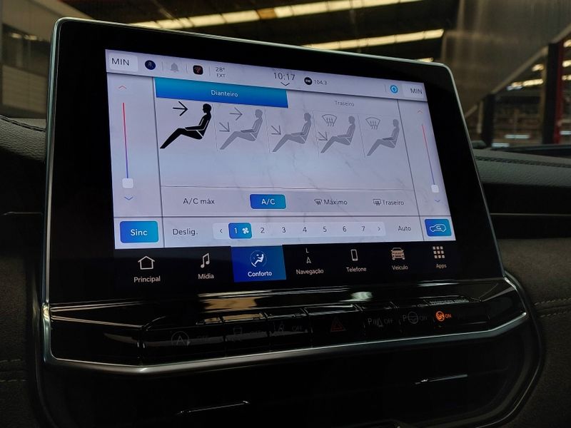 JEEP COMMANDER 1.3 T270 TURBO FLEX OVERLAND AT6 2025/2026 BETIOLO NOVOS E SEMINOVOS LAJEADO / Carros no Vale