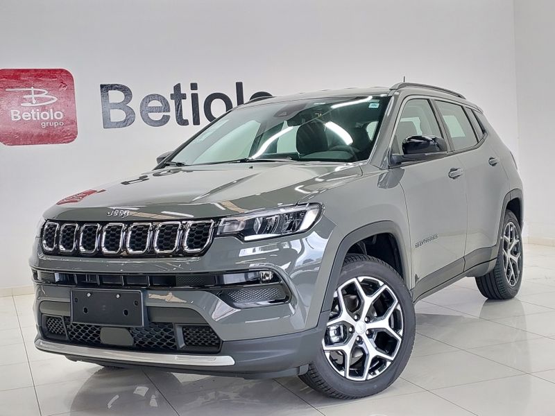 JEEP COMPASS 1.3 T270 TURBO FLEX LONGITUDE AT6 2025/2026 BETIOLO NOVOS E SEMINOVOS LAJEADO / Carros no Vale