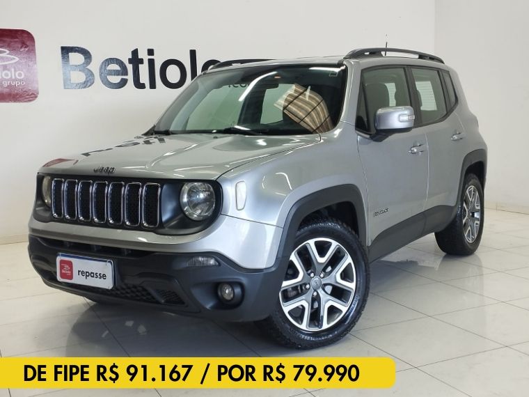 JEEP RENEGADE 2.0 16V TURBO DIESEL LONGITUDE 4P 4X4 AUTOMÁTICO 2018/2019 BETIOLO NOVOS E SEMINOVOS LAJEADO / Carros no Vale