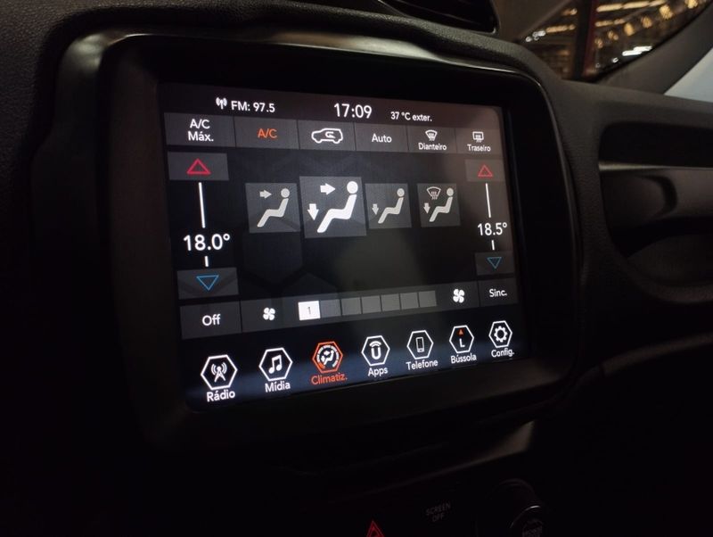 JEEP RENEGADE 2.0 16V TURBO DIESEL LONGITUDE 4P 4X4 AUTOMÁTICO 2018/2019 BETIOLO NOVOS E SEMINOVOS LAJEADO / Carros no Vale