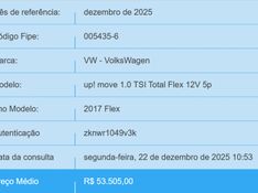 Volkswagen UP 1.0 MPI MOVE UP 12V FLEX 4P MANUAL 2016/2017 BETIOLO NOVOS E SEMINOVOS LAJEADO / Carros no Vale