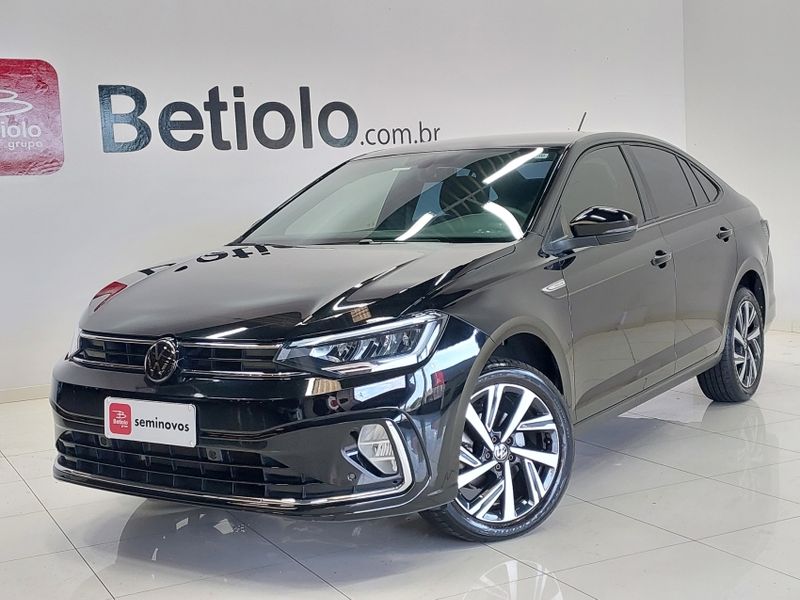 Volkswagen VIRTUS 1.0 200 TSI HIGHLINE AUTOMÁTICO 2023/2023 BETIOLO NOVOS E SEMINOVOS LAJEADO / Carros no Vale