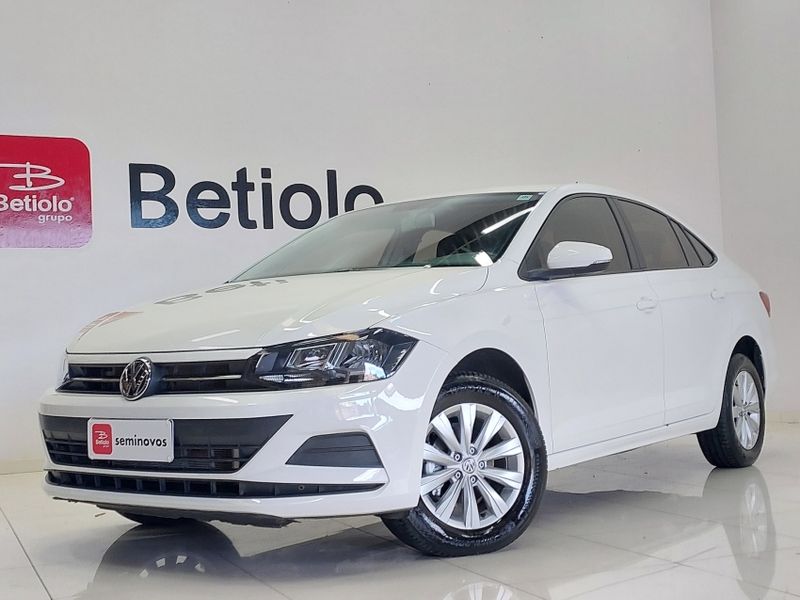 Volkswagen VIRTUS 1.6 MSI TOTAL FLEX MANUAL 2021/2022 BETIOLO NOVOS E SEMINOVOS LAJEADO / Carros no Vale
