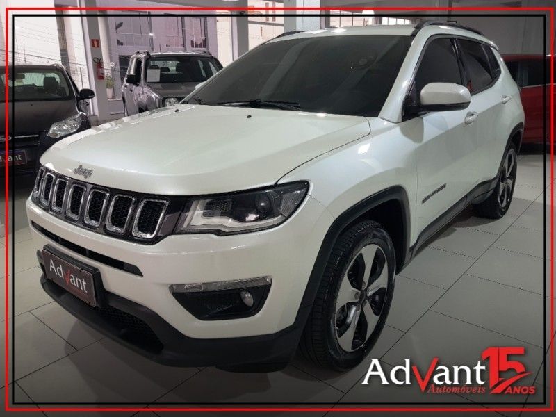 JEEP COMPASS 2.0 16V FLEX LONGITUDE AUTOMÁTICO 2018/2018 ADVANT AUTOMÓVEIS CAXIAS DO SUL / Carros no Vale